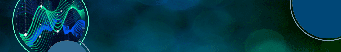 Abstract digital waves on blue background.