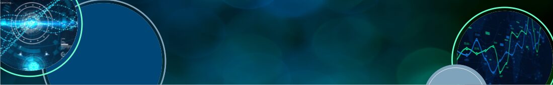 Abstract technology-themed background with digital elements.